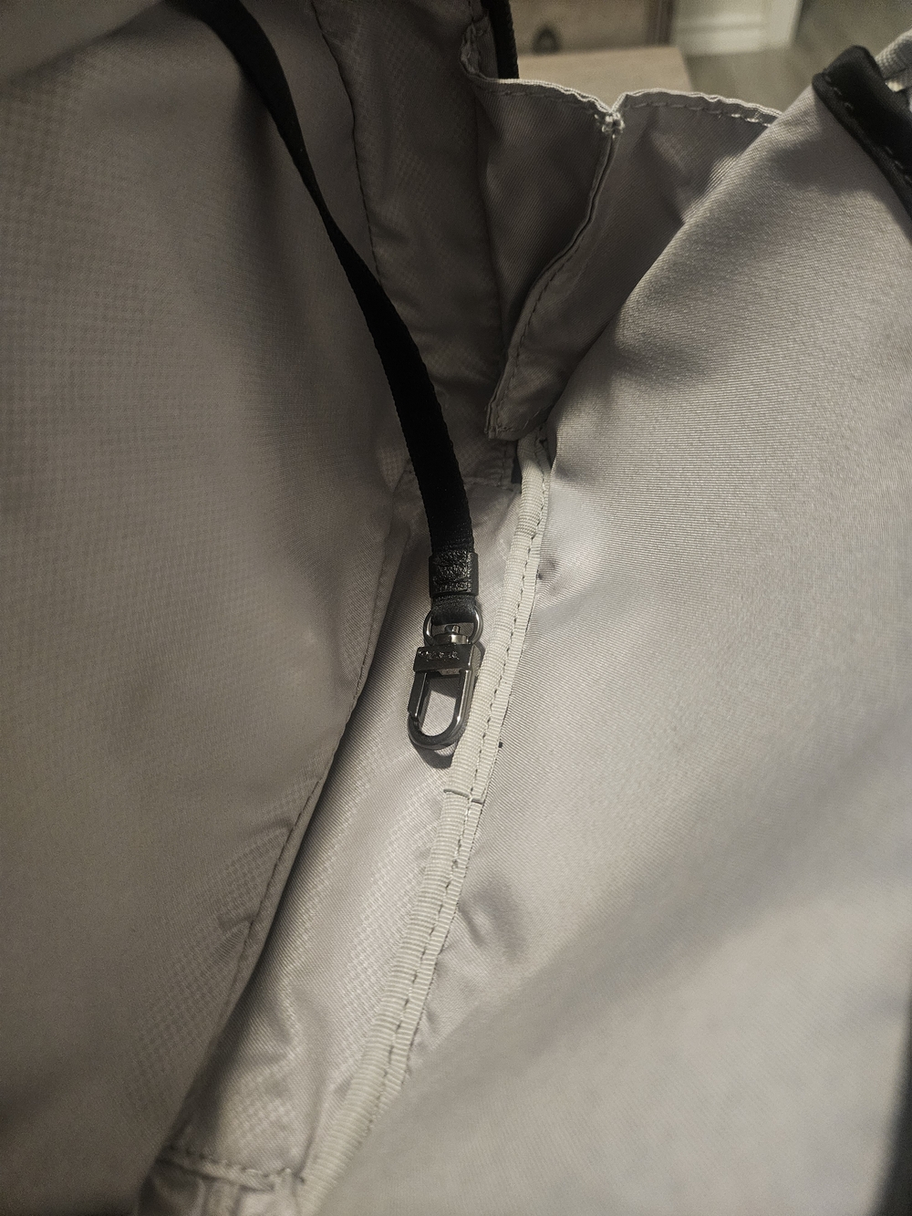 Tumi Black Nylon Crossbody Bag with Gunmetal  Hardware. Voyageur Collection - Picture 9 of 13
